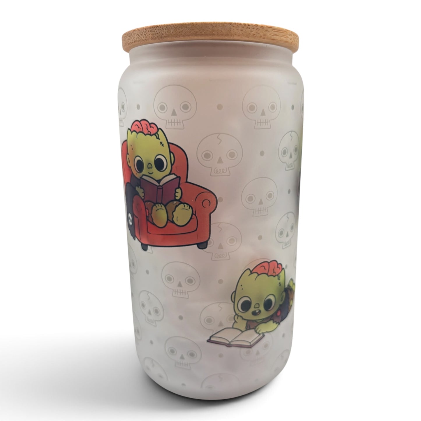 Bookish 16oz Frosted Glass Tumbler