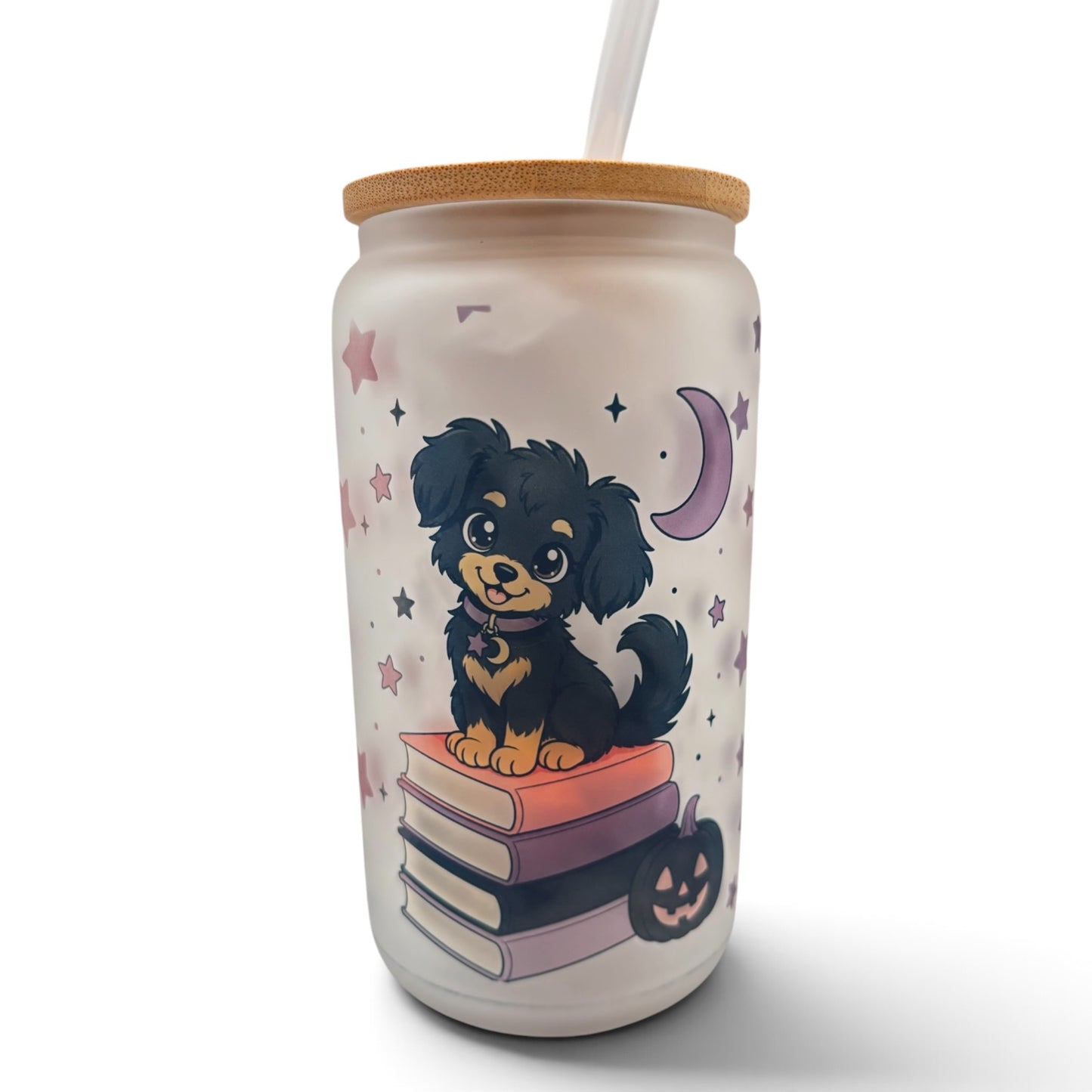 Bookish 16oz Frosted Glass Tumbler