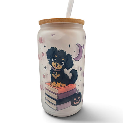 Bookish 16oz Frosted Glass Tumbler