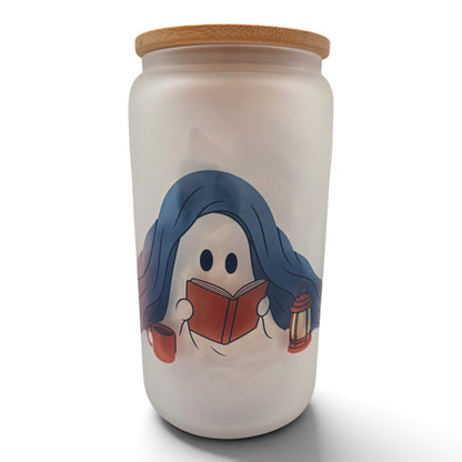 Bookish 16oz Frosted Glass Tumbler