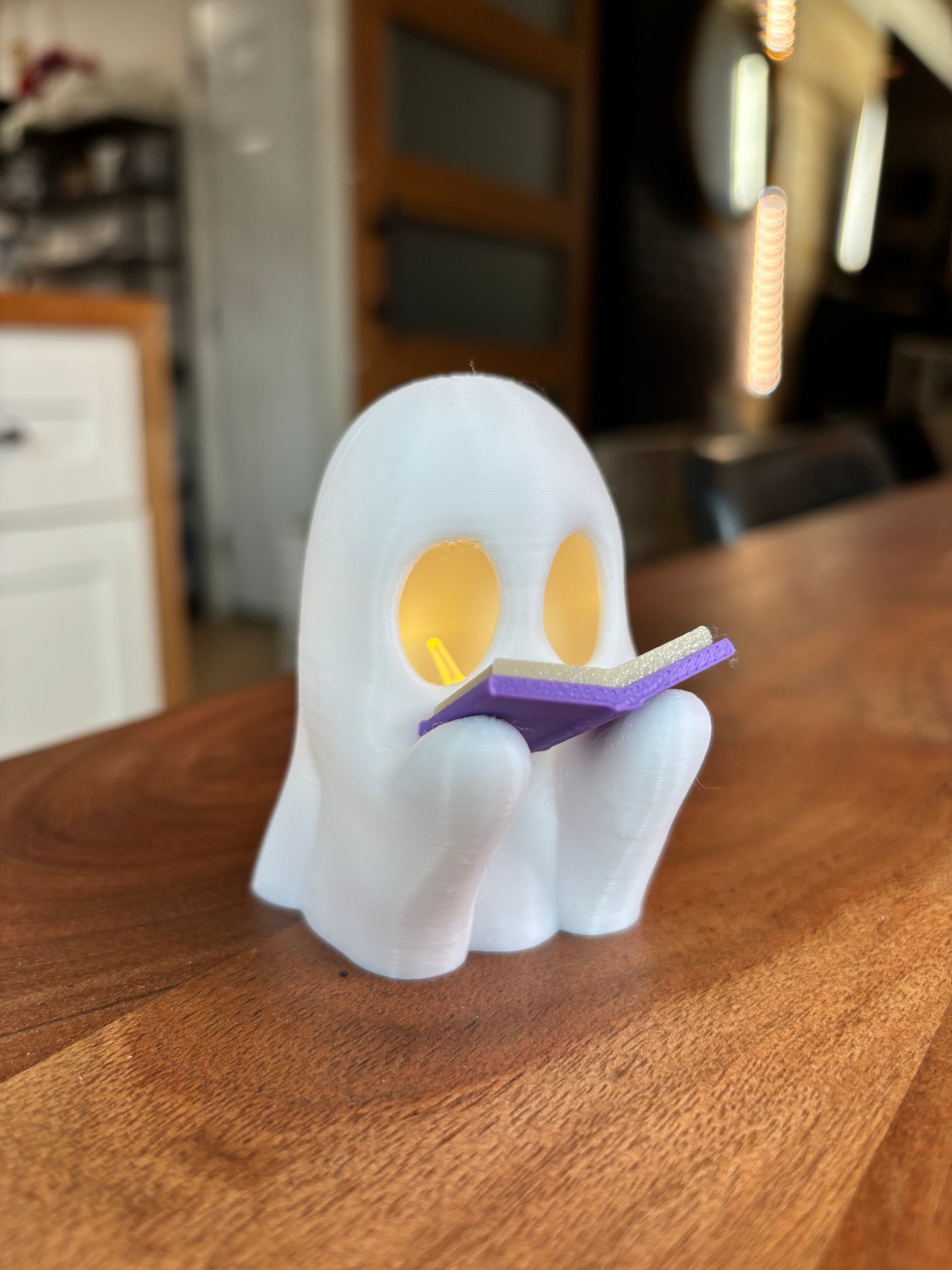 Bookish Ghost Tea Light Holder 👻📖