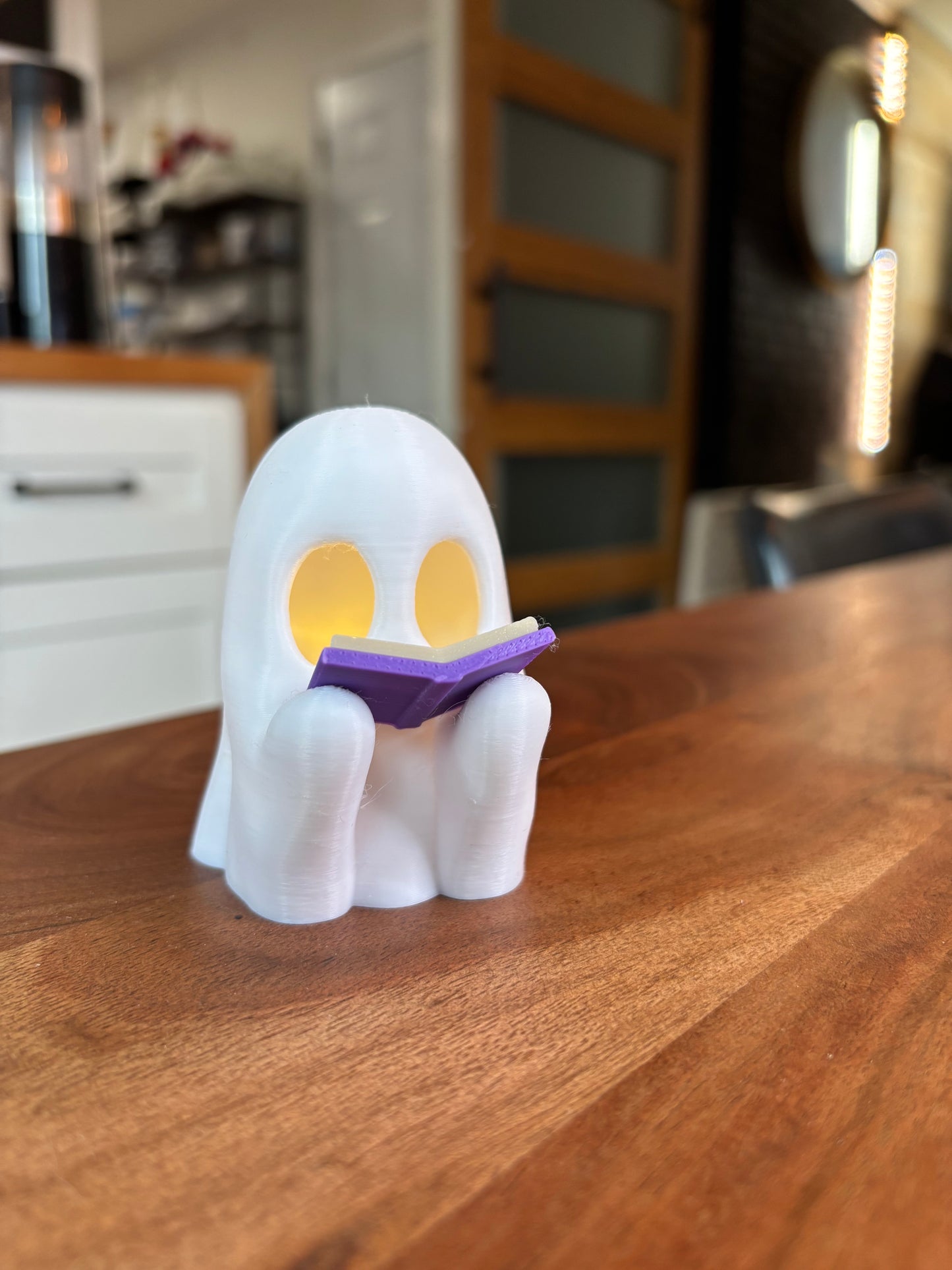 Bookish Ghost Tea Light Holder 👻📖