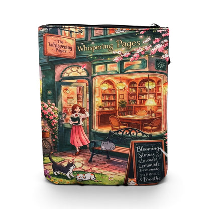 Book Jacket with Printed Patterns, Cover for Journals, Planners, Tablets, Readers | Stylish Case for, Office, Travel with zipper and water resistant liner.