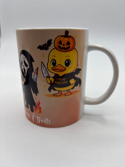 15 oz Bookish Ceramic Mugs — Original Designs by Author & Artist Wendy Owens