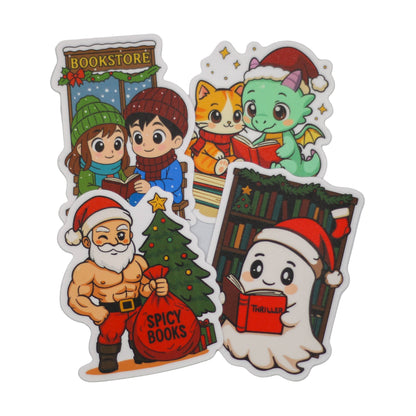 Bookish Vinyl Stickers – 3 Inch Waterproof Decals for Readers, Romantasy Fans, and Book Lovers | Bundle & Individual Options