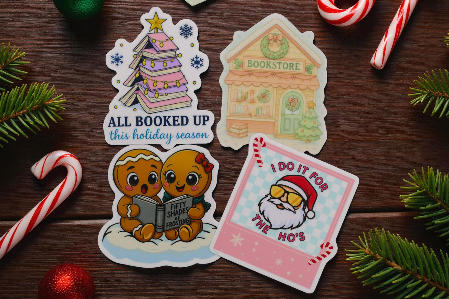 Bookish Vinyl Stickers – 3 Inch Waterproof Decals for Readers, Romantasy Fans, and Book Lovers | Bundle & Individual Options