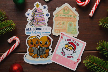 Bookish Vinyl Stickers – 3 Inch Waterproof Decals for Readers, Romantasy Fans, and Book Lovers | Bundle & Individual Options