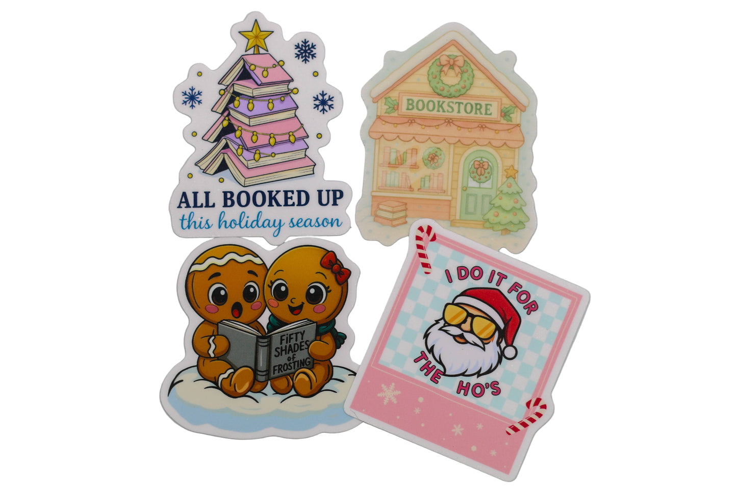 Bookish Vinyl Stickers – 3 Inch Waterproof Decals for Readers, Romantasy Fans, and Book Lovers | Bundle & Individual Options