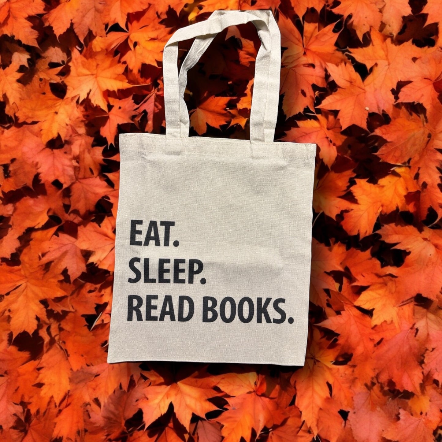 Eat Sleep Read Books Canvas Tote Bag