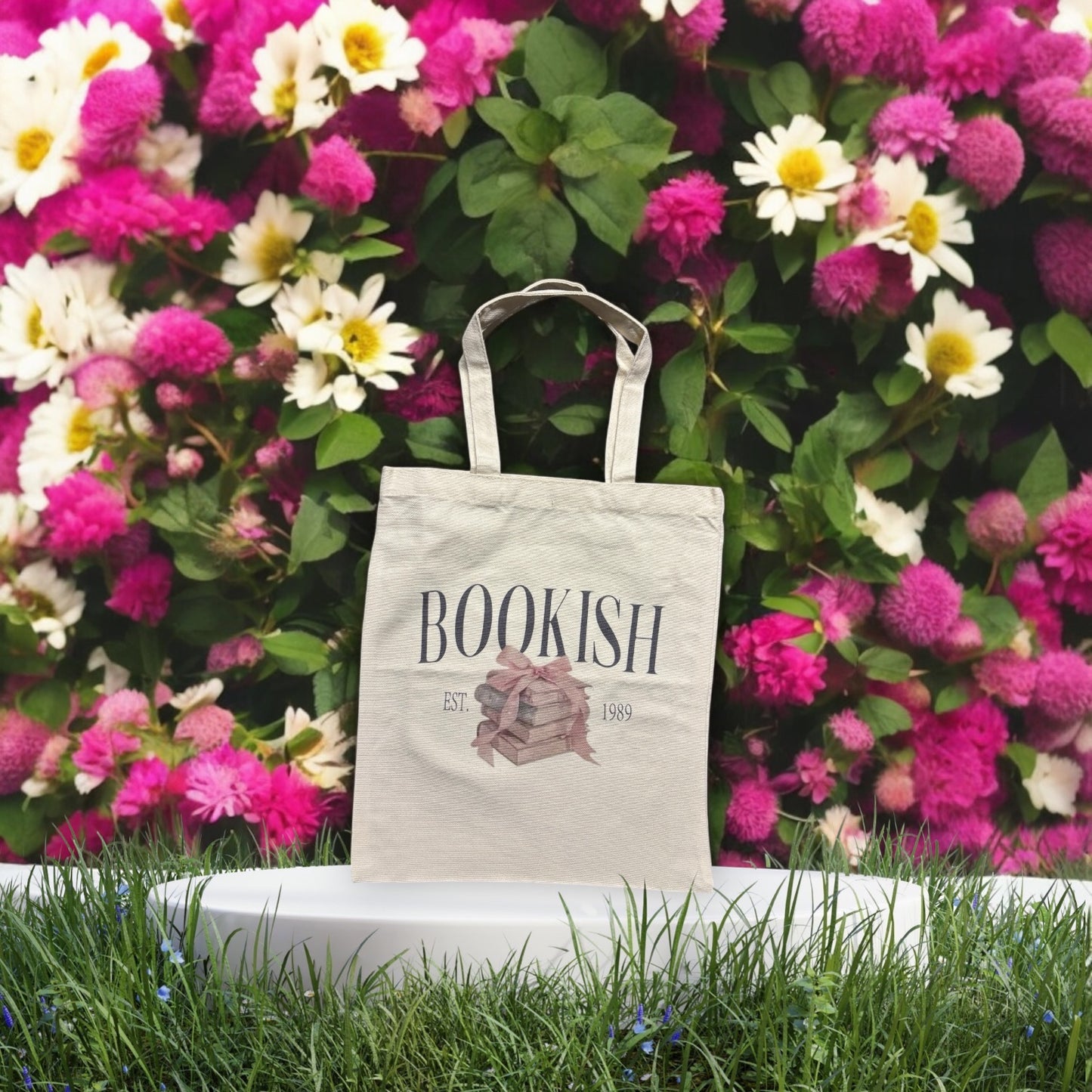 Bookish Canvas Tote Bag