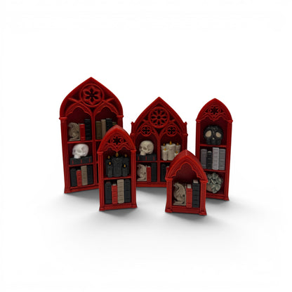 Bookcase 6 Clicker — Mini 3D Printed Fidget Bookshelf