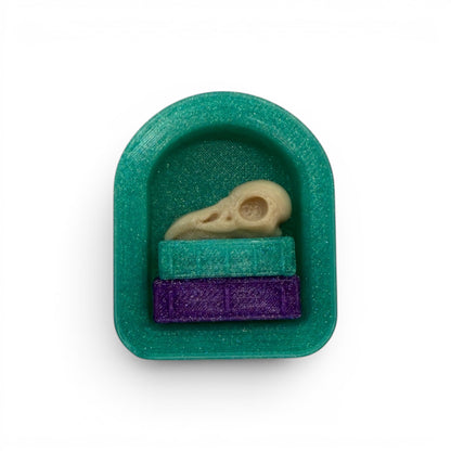 Modern Bookcase Clicker — Mini 3D Printed Fidget Bookshelf