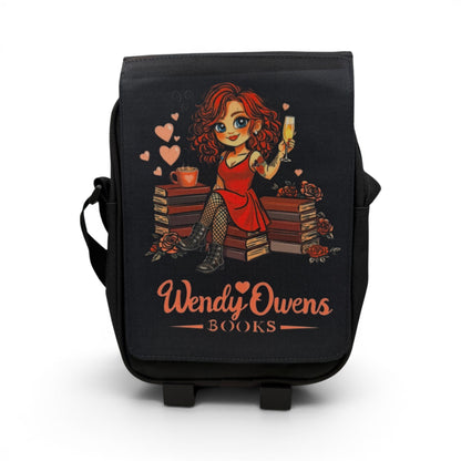 Kindle & Book Crossbody Bag — Exclusive Wendy Owens Artwork