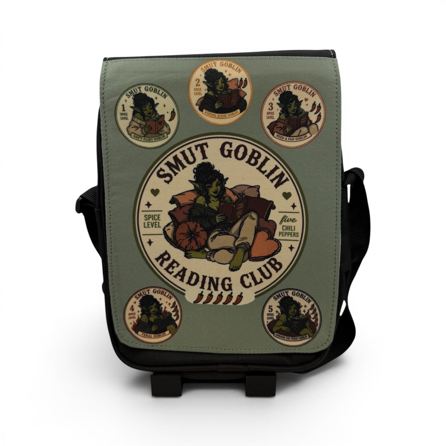 Kindle & Book Crossbody Bag — Exclusive Wendy Owens Artwork