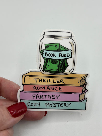 Bookish Vinyl Stickers – 3 Inch Waterproof Decals for Readers, Romantasy Fans, and Book Lovers | Bundle & Individual Options