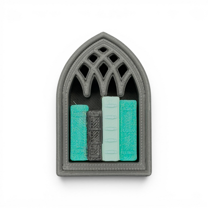 *LIVE PICK ONLY ORDERS* Bookcase Clicker Mini 3D Printed Fidget Bookshelf
