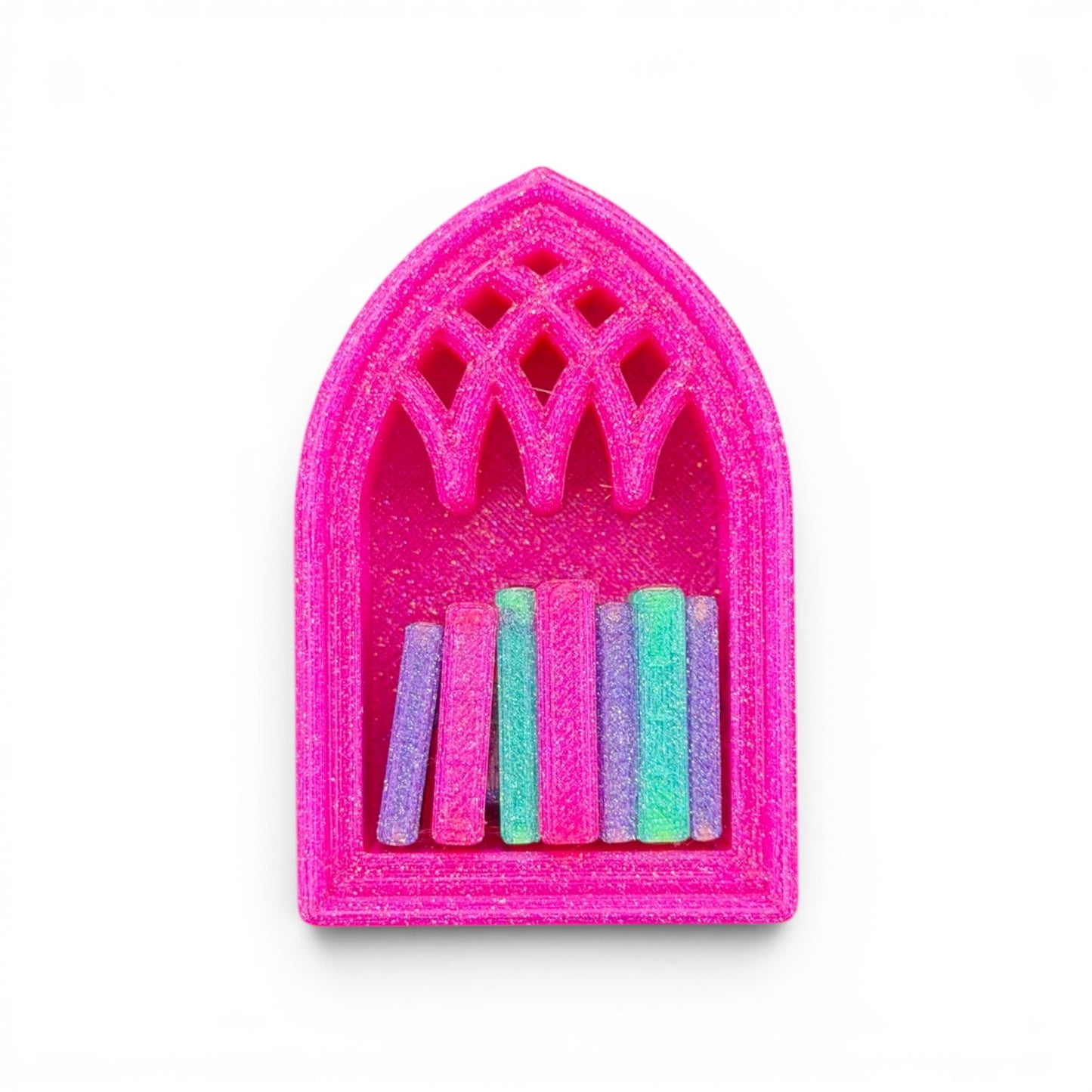 *LIVE PICK ONLY ORDERS* Bookcase Clicker Mini 3D Printed Fidget Bookshelf