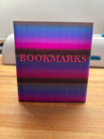 3D Printed Bookmark Holder in Various Color Options