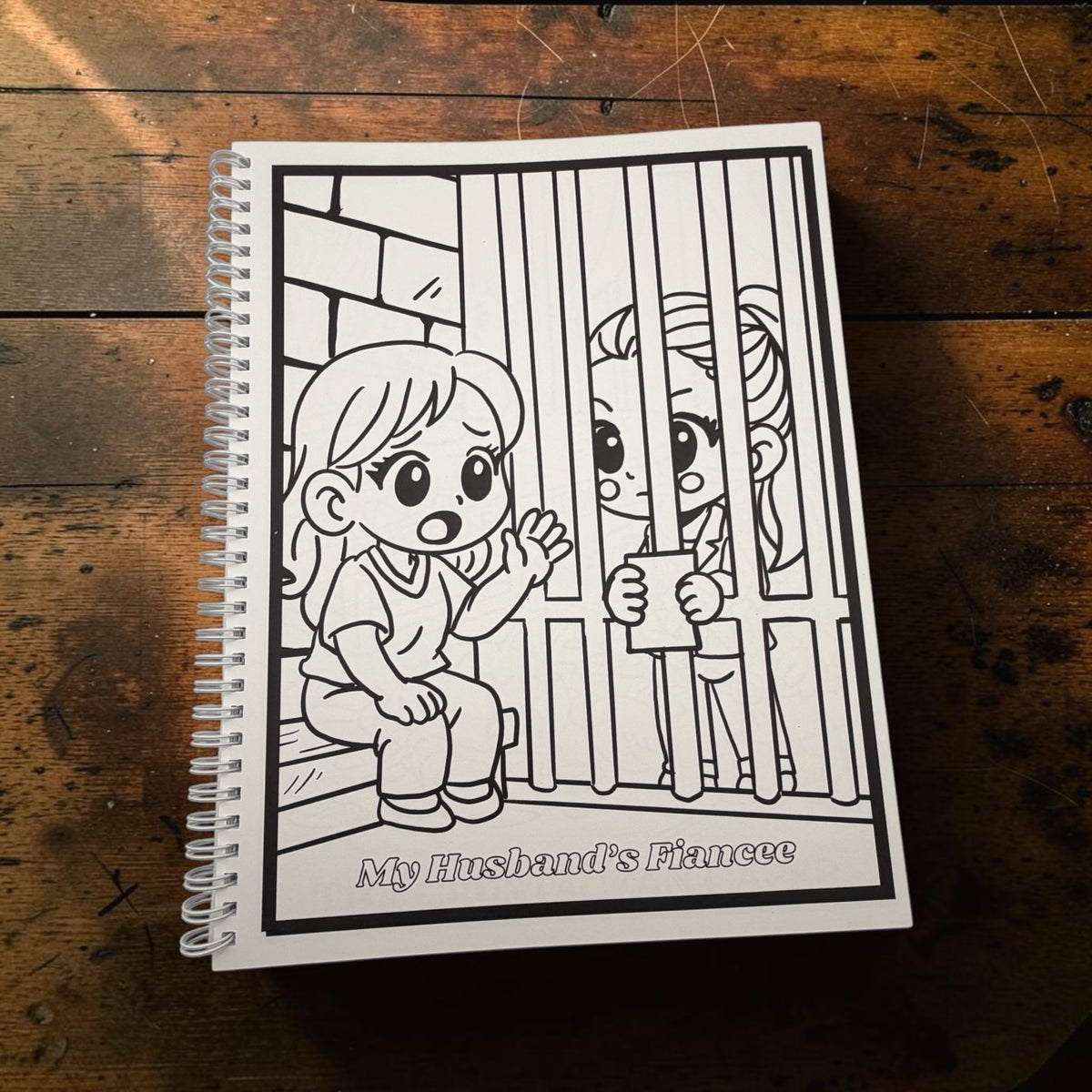 Mystery & Thriller Bookish Coloring Book 8.5 x 11 Spiral Bound