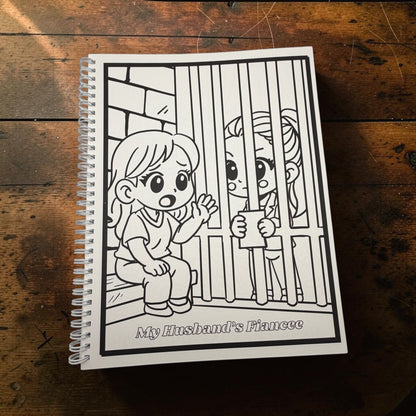 Mystery & Thriller Bookish Coloring Book 8.5 x 11 Spiral Bound