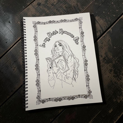 Color Me Spicy - A Smut Lover's Bookish Coloring Book 8.5 x 11 Spiral Bound