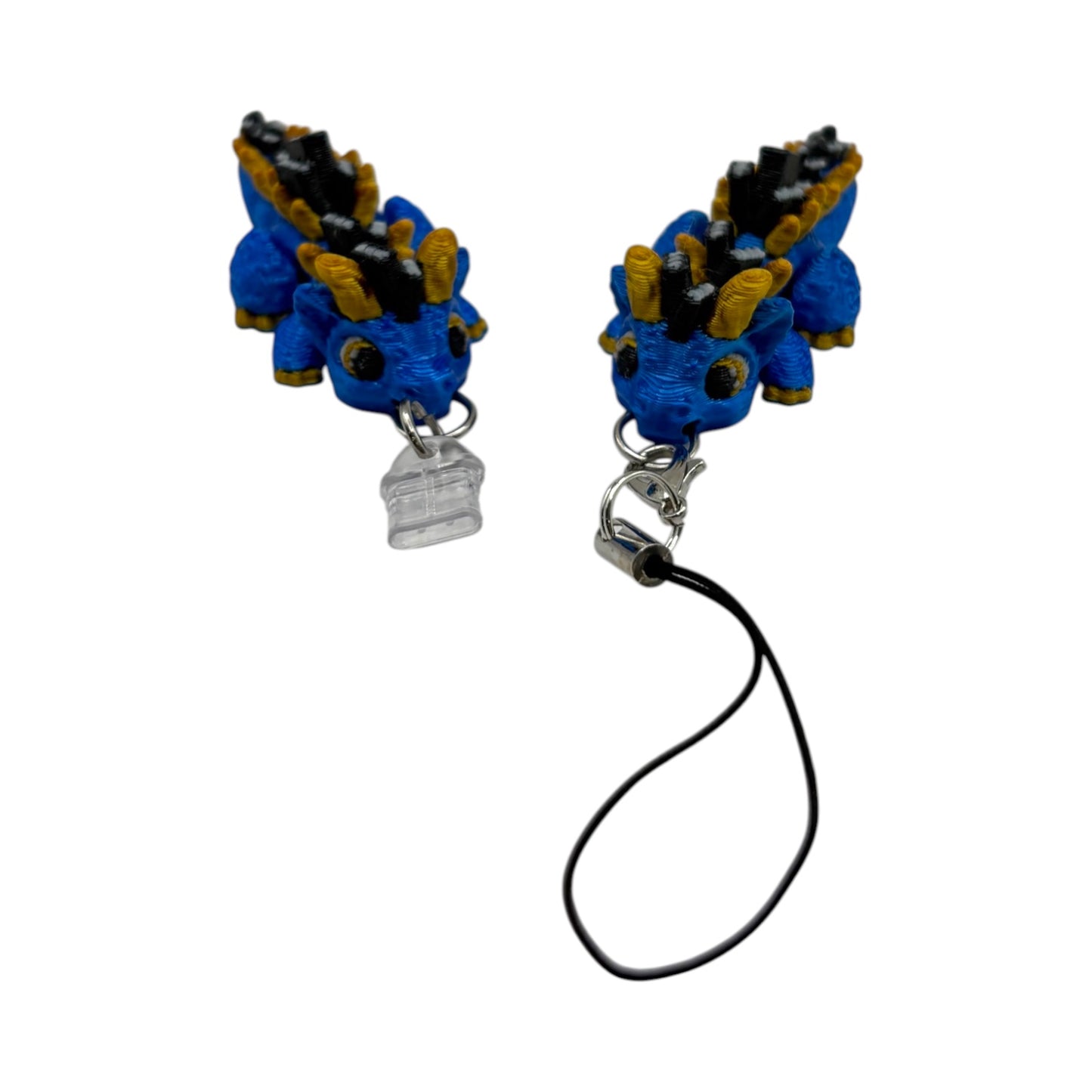 Book Dragon Charm Straps & Dust Plugs  - Cute 3d printed Charms for Kindles, E-Reader, Phones, etc
