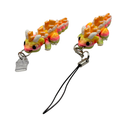 Book Dragon Charm Straps & Dust Plugs  - Cute 3d printed Charms for Kindles, E-Reader, Phones, etc