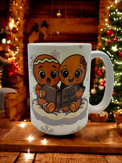 15 oz Bookish Ceramic Mugs — Original Designs by Author & Artist Wendy Owens
