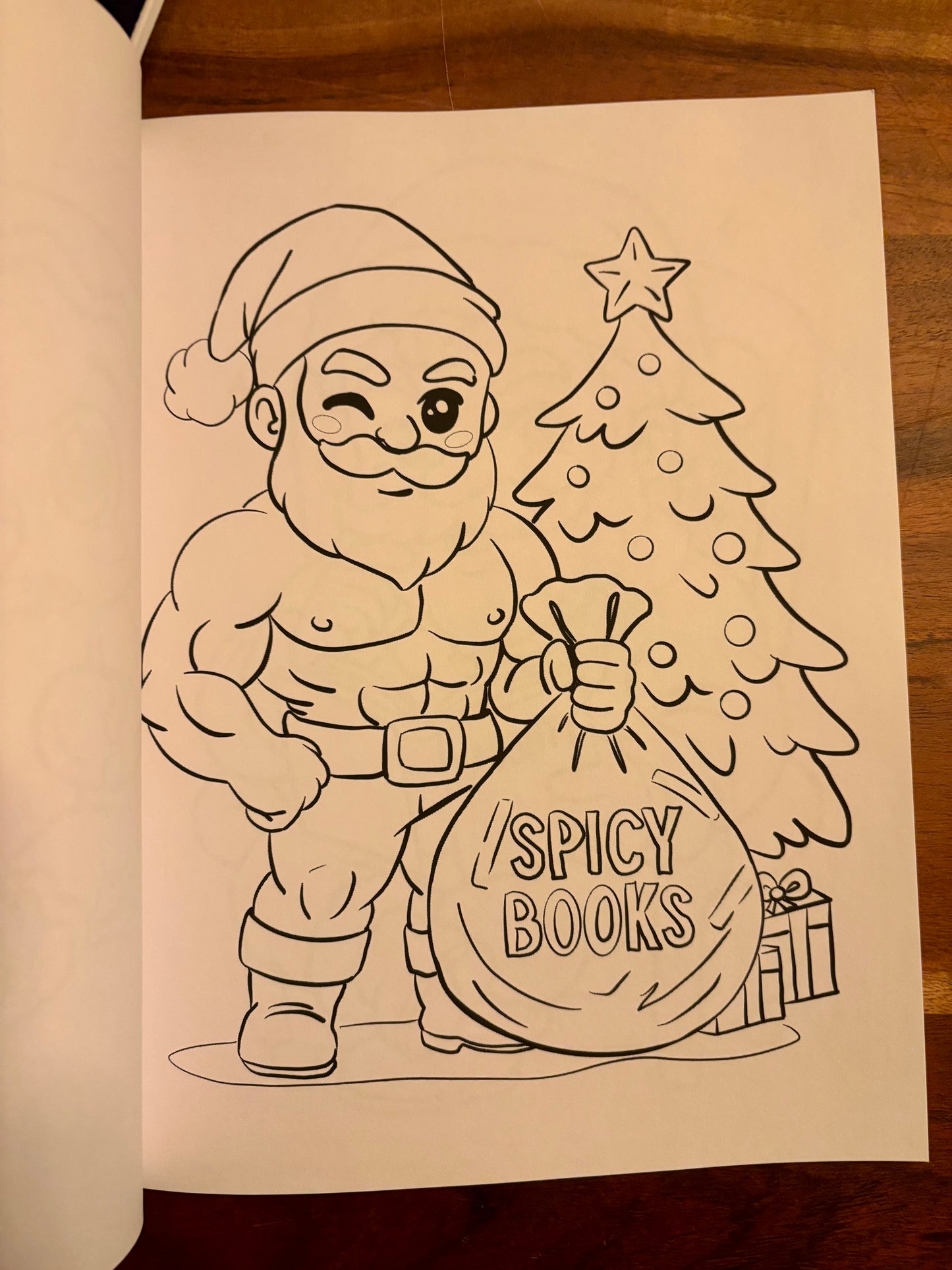 Christmas Coloring Book for Book lovers 8.5"x11"