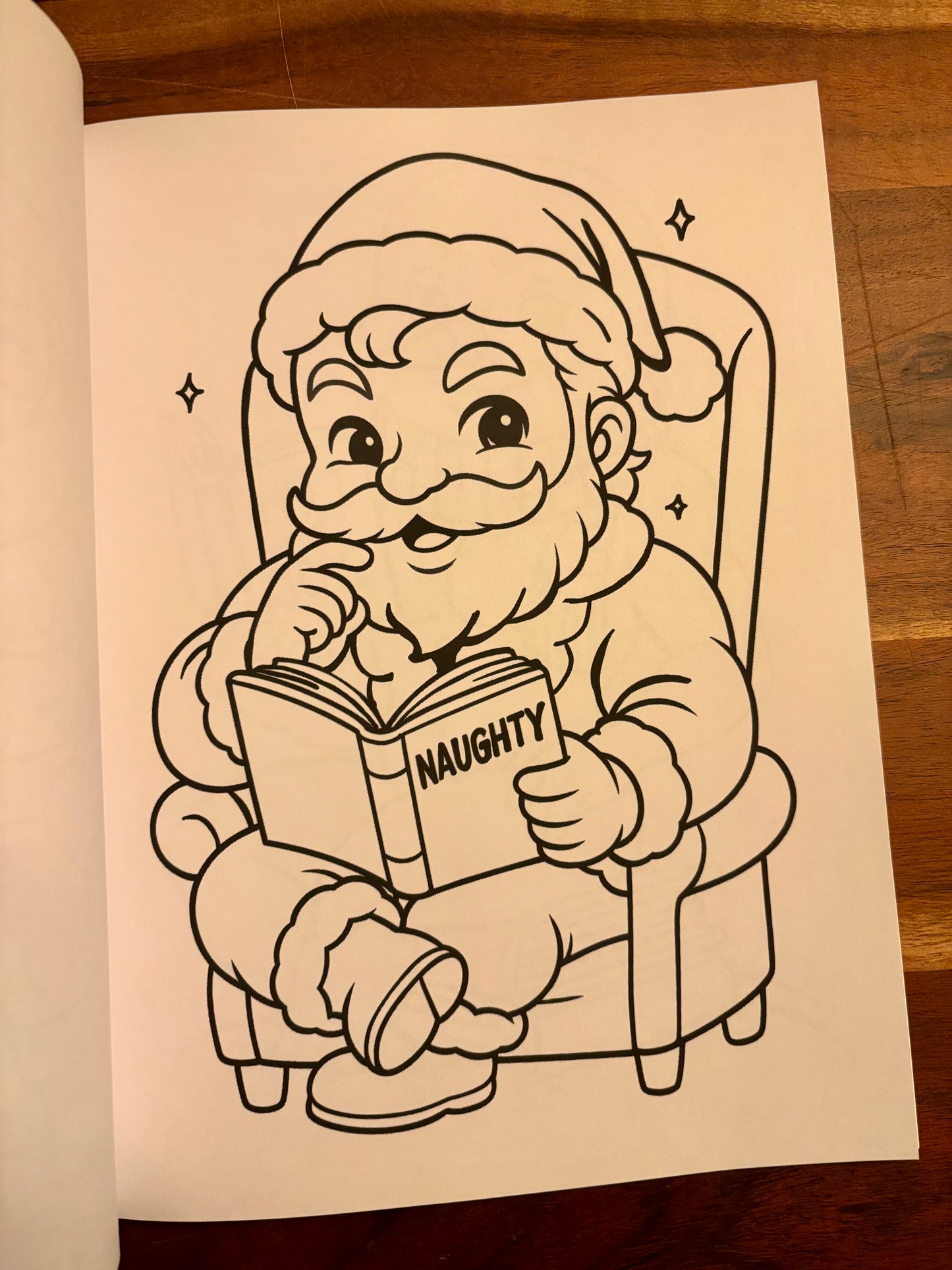 Christmas Coloring Book for Book lovers 8.5"x11"