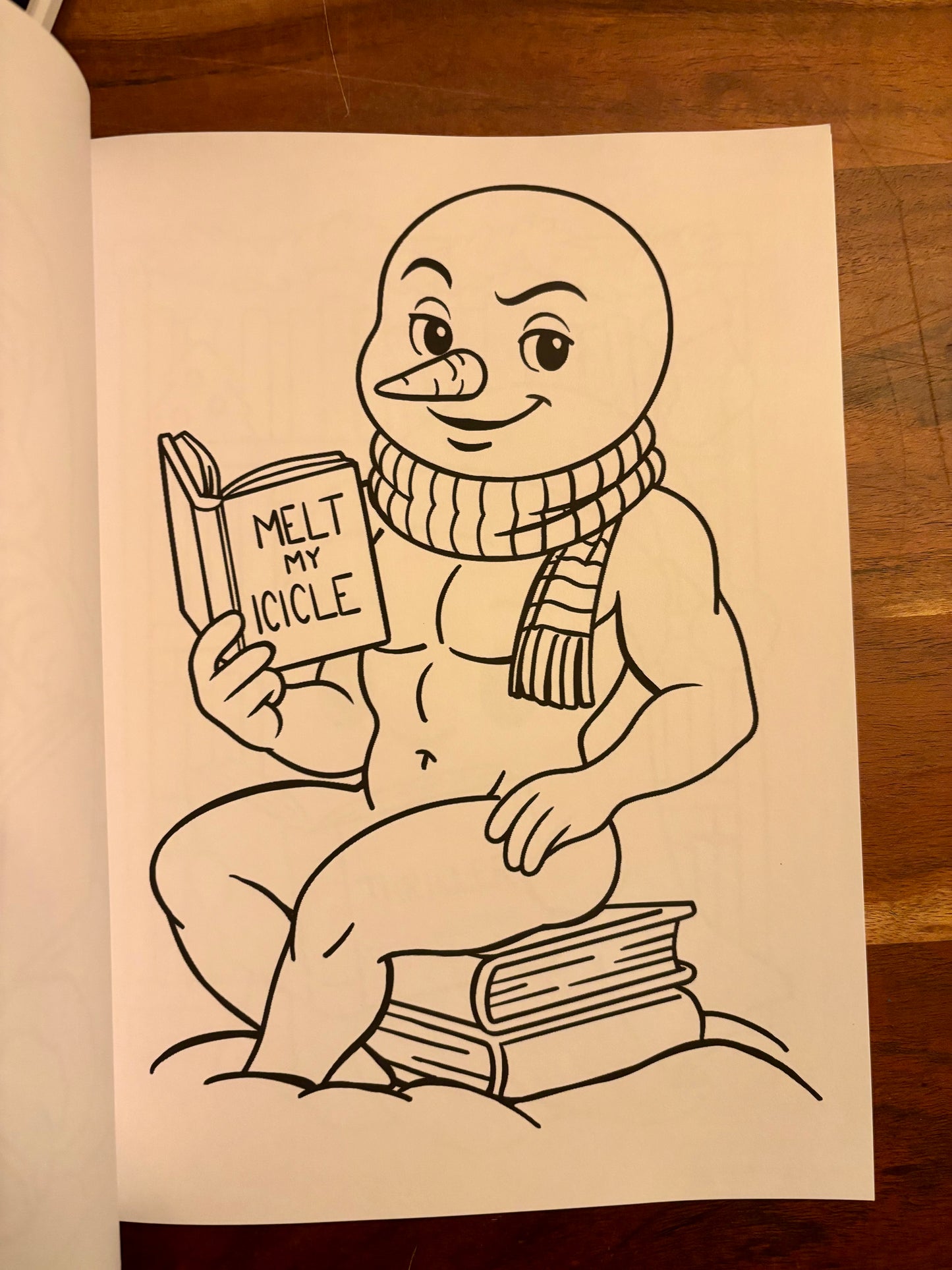 Christmas Coloring Book for Book lovers 8.5"x11"