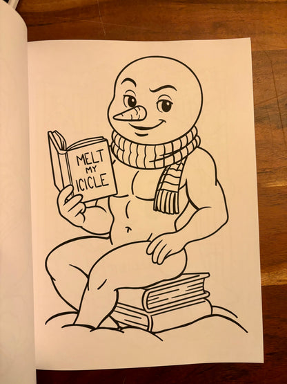 Christmas Coloring Book for Book lovers 8.5"x11"