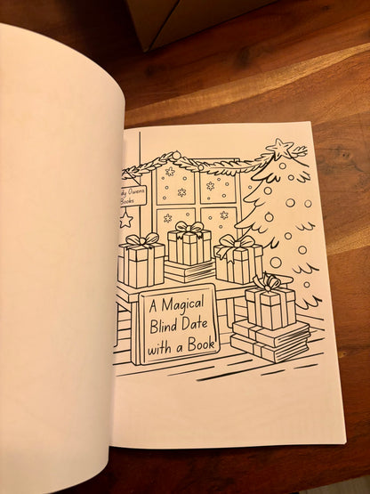 Christmas Coloring Book for Book lovers 8.5"x11"