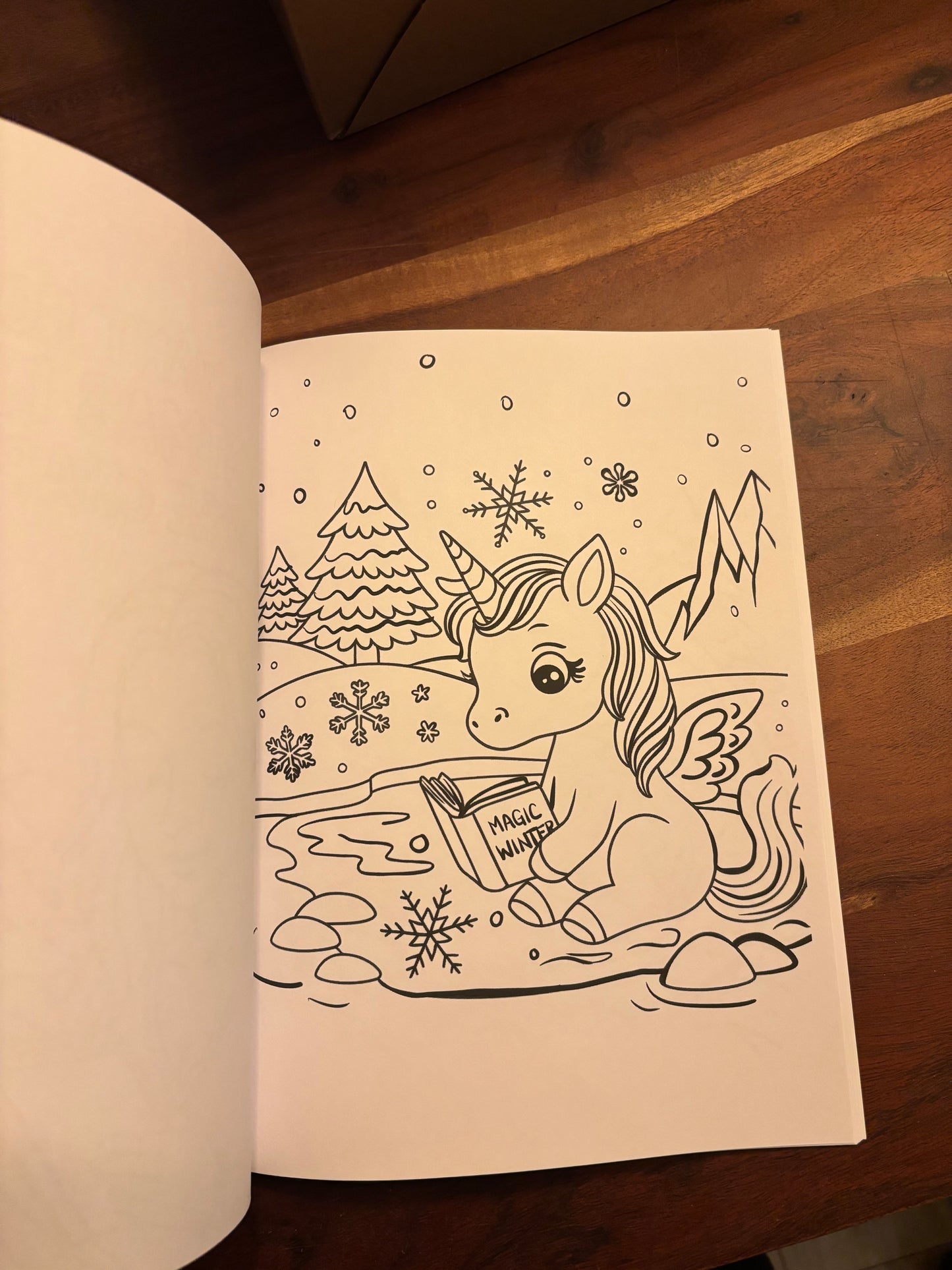 Christmas Coloring Book for Book lovers 8.5"x11"