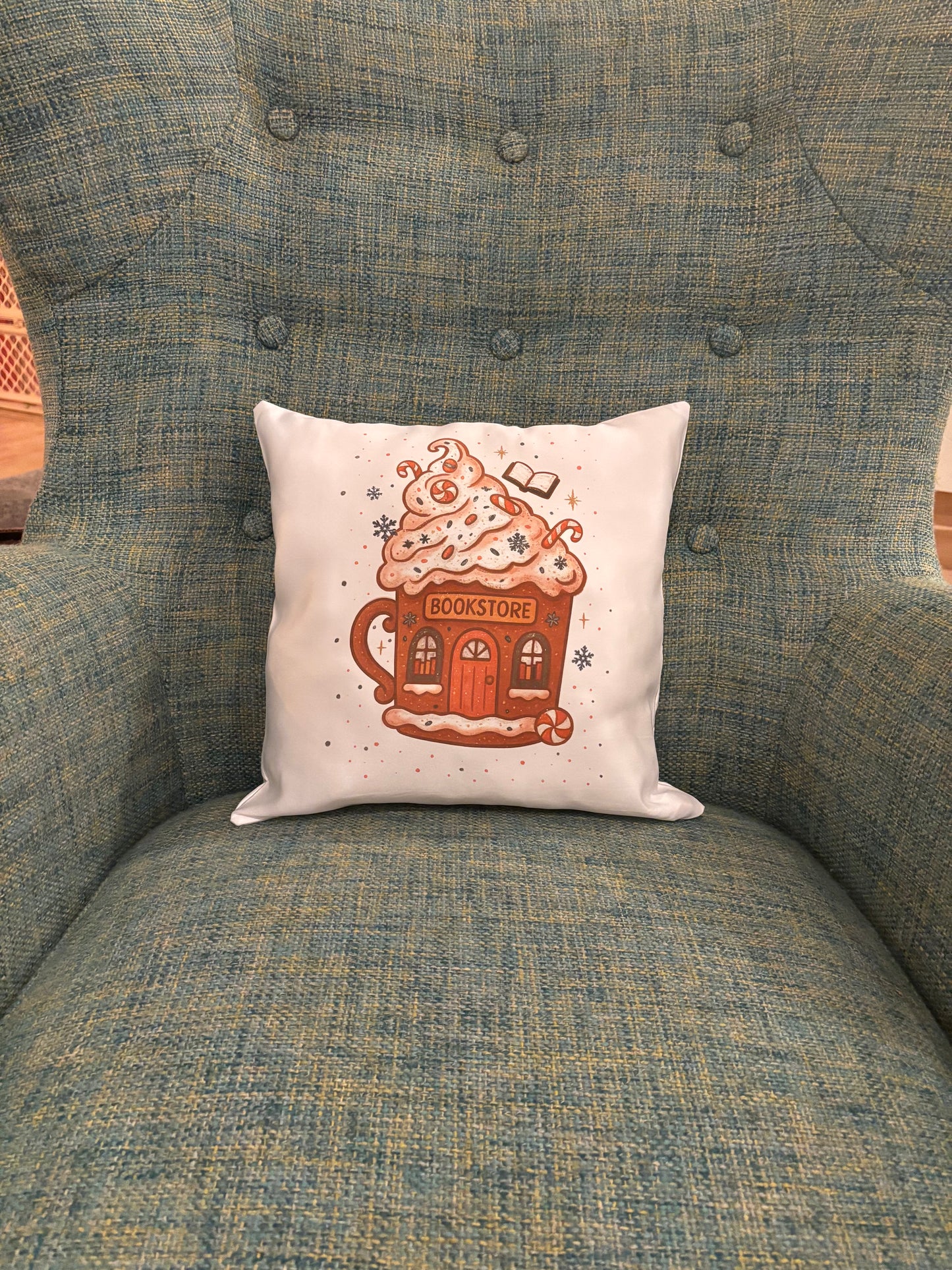 Bookish 13x13 inch pillow case - multiple options