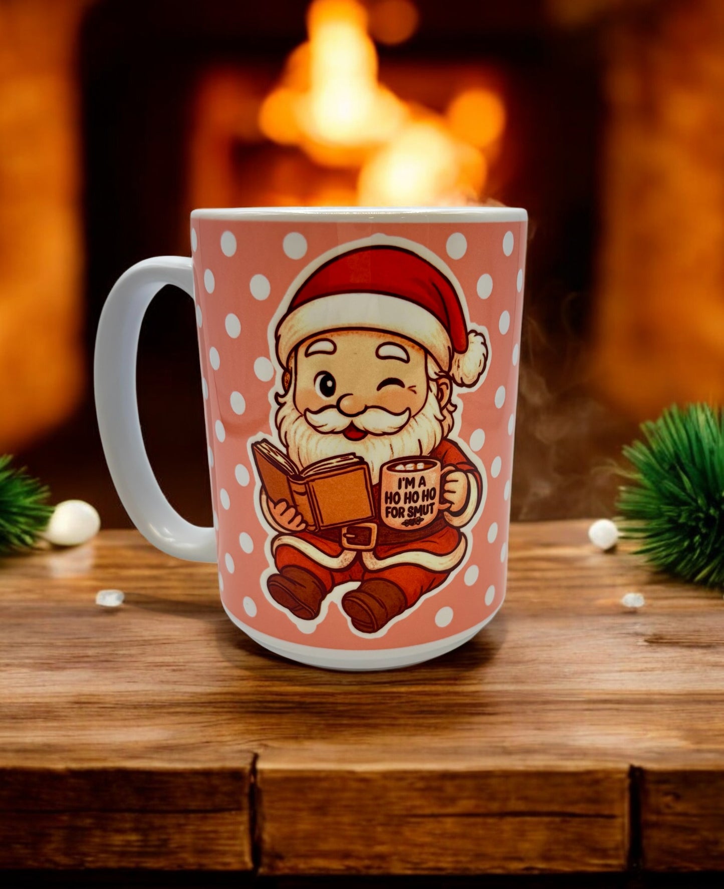 15 oz Bookish Ceramic Mugs — Original Designs by Author & Artist Wendy Owens