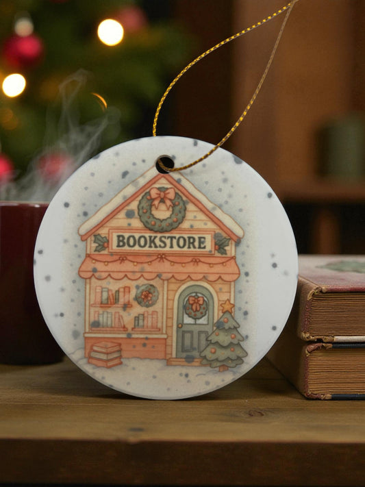 3 inch porcelain holiday ornaments designed by Wendy Owens