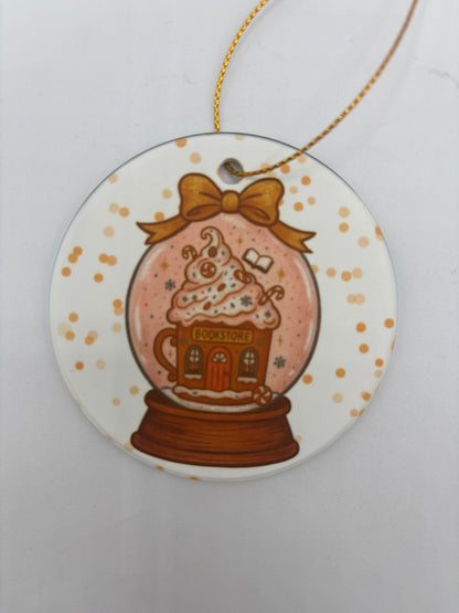3 inch porcelain holiday ornaments designed by Wendy Owens