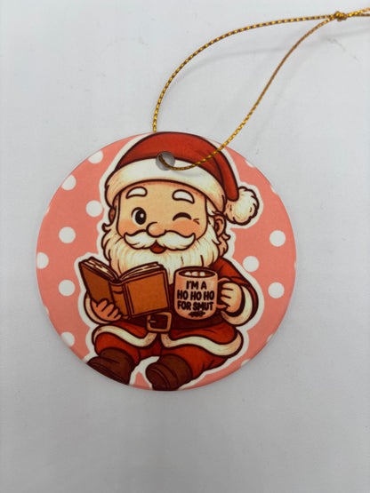 3 inch porcelain holiday ornaments designed by Wendy Owens