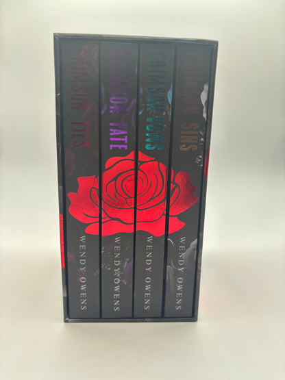 (Pre-Order)Crimson Special Editions Hardback Foiled & Sprayed Edge Box Set