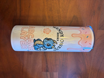 20 oz Tumbler with Straw - Stainless Steel - Drinkware Accessories - Wendy Owens Books