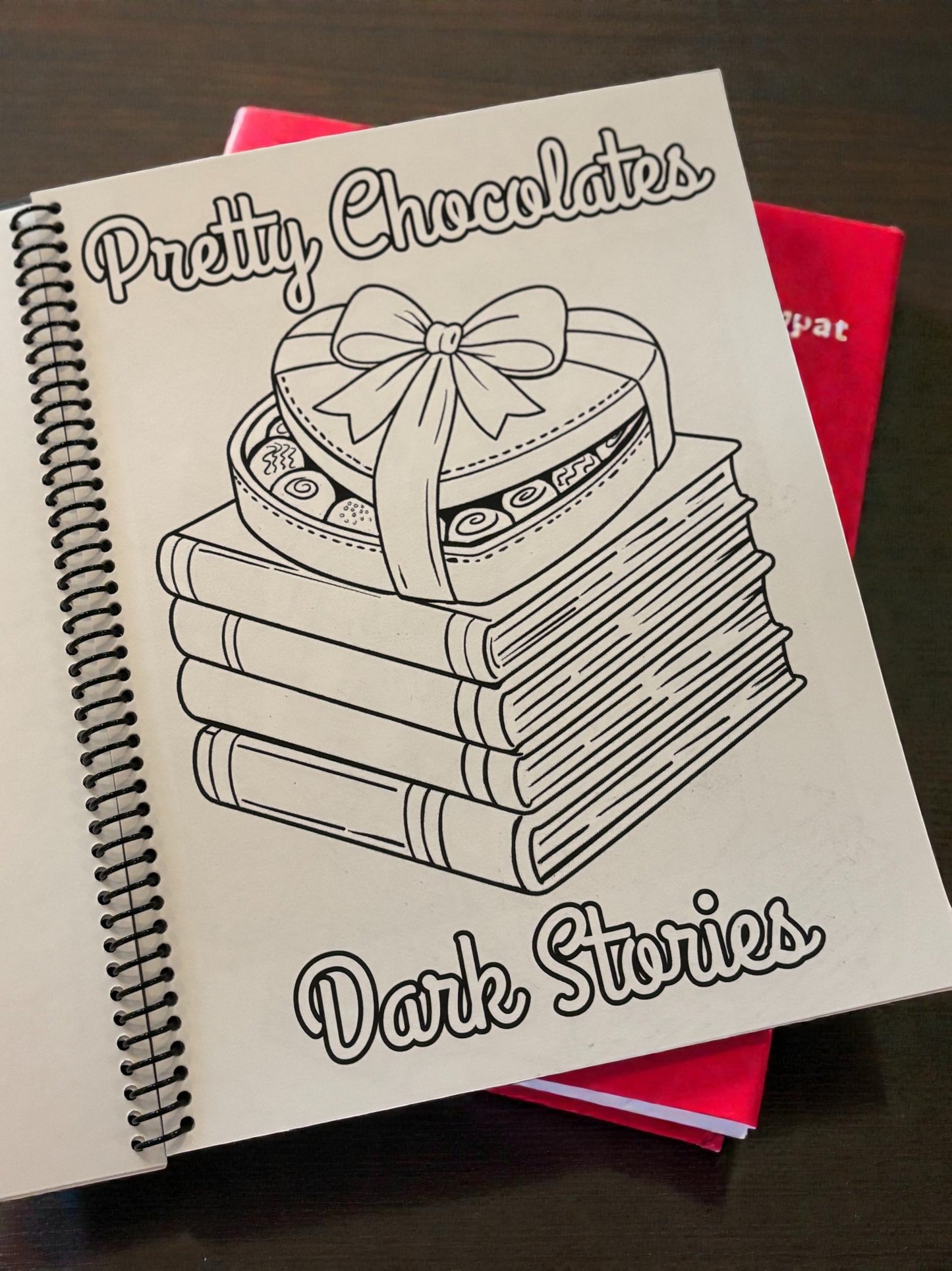 PRE-ORDER with reduced early bird pricing: In My Bookish Era Coquette Coloring Book.