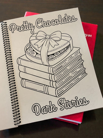 PRE-ORDER with reduced early bird pricing: In My Bookish Era Coquette Coloring Book.