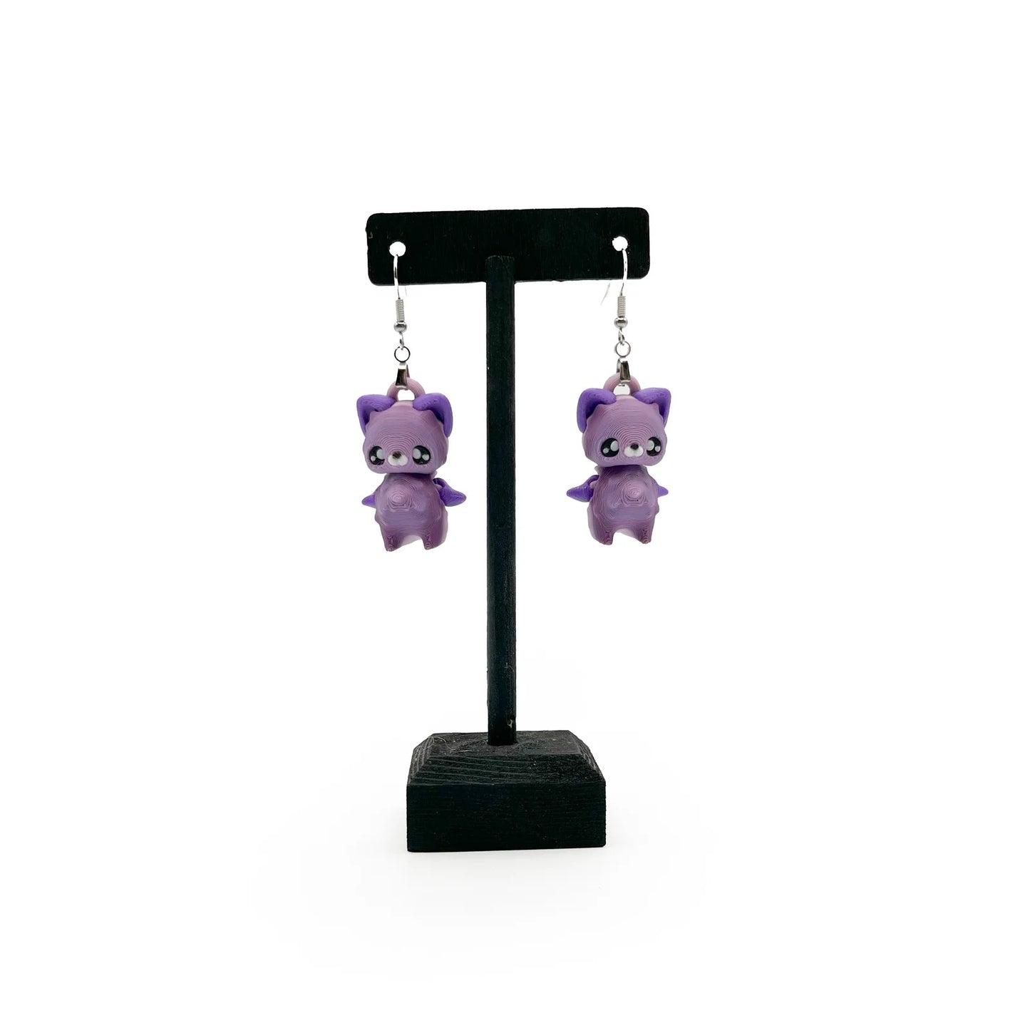 Cute 3D Printed Earrings – Bookish & Kawaii Dangle Charms – view 75