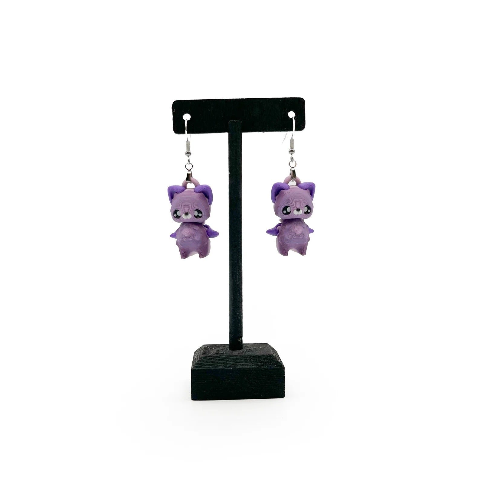 Cute 3D Printed Earrings – Bookish & Kawaii Dangle Charms – view 75
