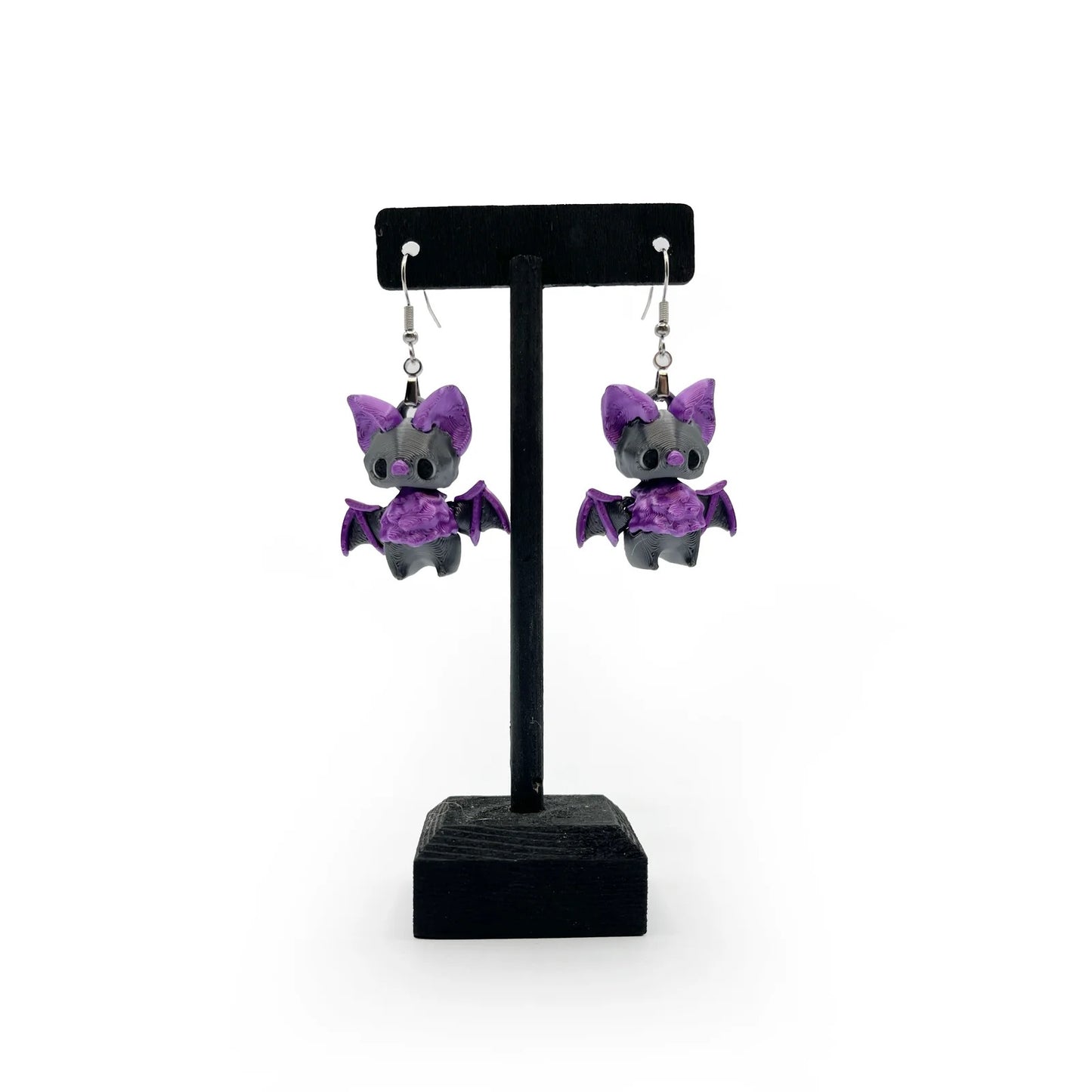 Cute 3D Printed Earrings – Bookish & Kawaii Dangle Charms – view 21