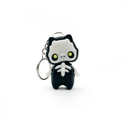 3D Printed Adorably Spooky and Cute Keychains | Kawaii Goth Accessories