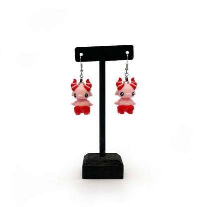 Cute 3D Printed Earrings – Bookish & Kawaii Dangle Charms – view 81