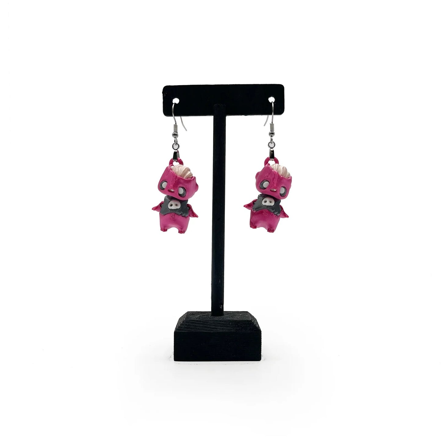 Cute 3D Printed Earrings – Bookish & Kawaii Dangle Charms – view 77