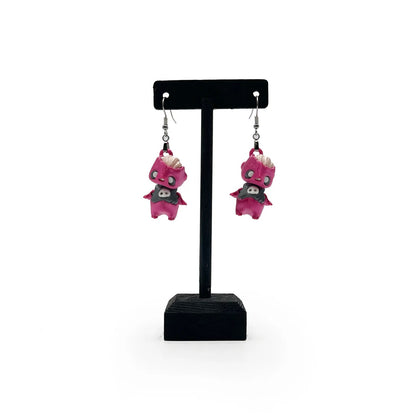 Cute 3D Printed Earrings – Bookish & Kawaii Dangle Charms – view 77